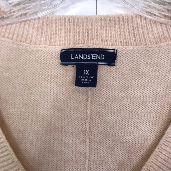 🛑Sale🛑 Lands’ End V Neck Sweater - Picture 4 of 6